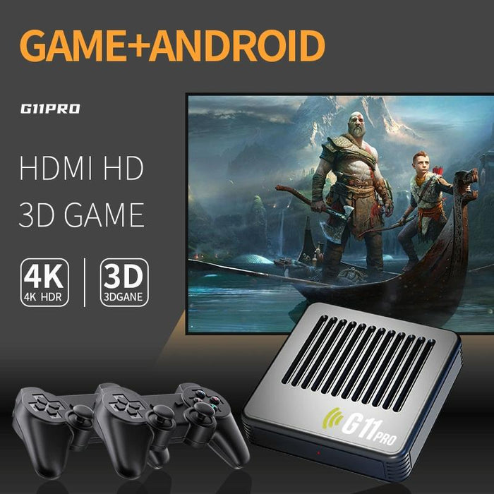 G11 Pro Game Machine Tv Box Dual System Hdmi Hd 4K Retro Arcade - 128G 40 000 & Games