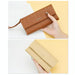 Ladies Long Large Capacity Wallet Magnetic Buckle Clutch