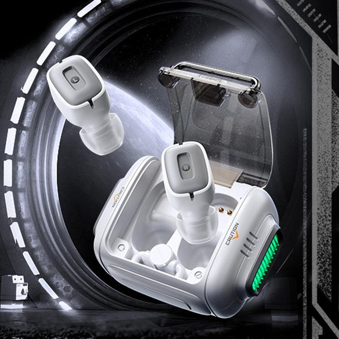 Gamebuds G6 Transparent Wireless Bluetooth Gaming Earphone Enc Noise Reduction Into Ear Gaming Earphone Ivory White