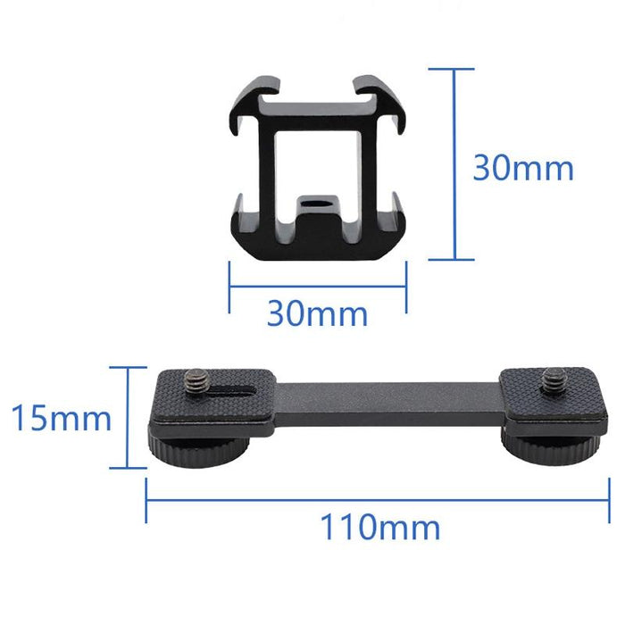 Multifunctional Aluminum Heating Shoe Base Flash Light Bracket Accessories 3 Hot Boots Bracket