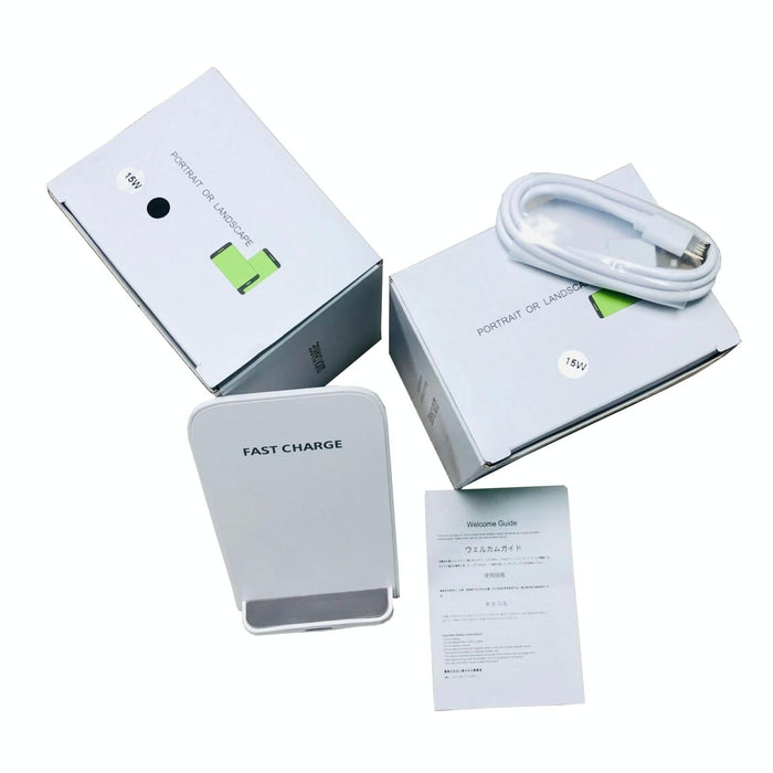 15W Wireless Desktop Charger With Fast Charging