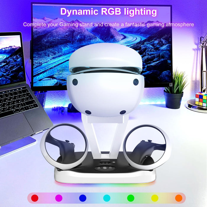 Vr 2 Magnetic Charging Base Rgb Light Storage Rack