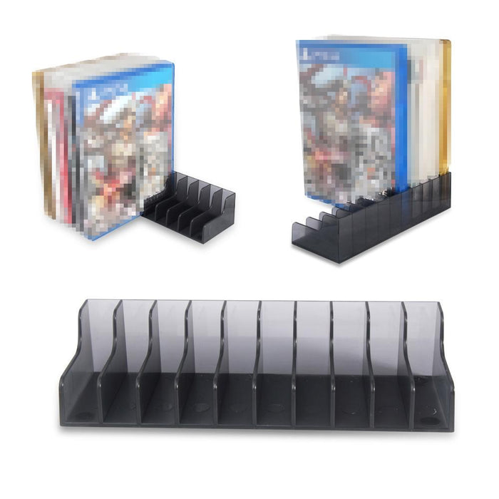 Tp4-1813 2Pcs Simple Game Card Case Game Disk Storage Rack For Ps4 / Ps4 Slim / Ps4 Pro