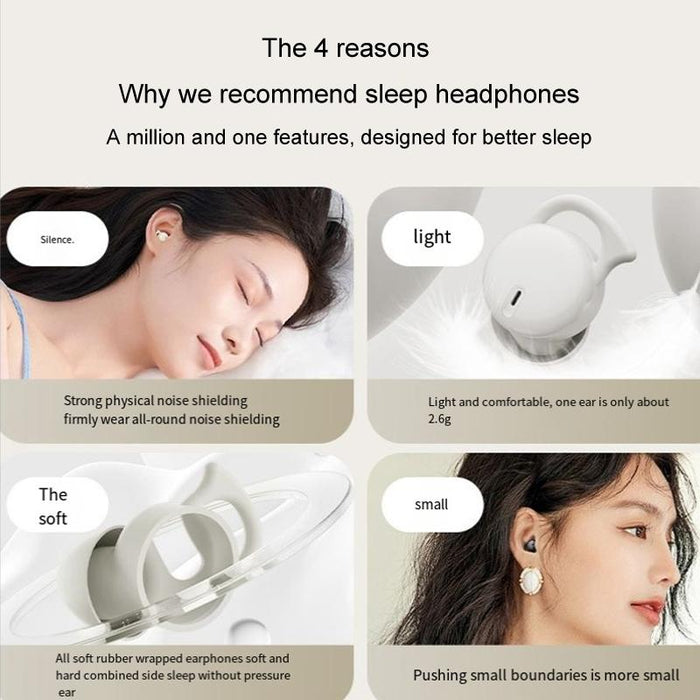 Q26 Sleep Mini Wireless Bluetooth 5.0 Earphone Invisible Comfortable Noise Canceling Earphones