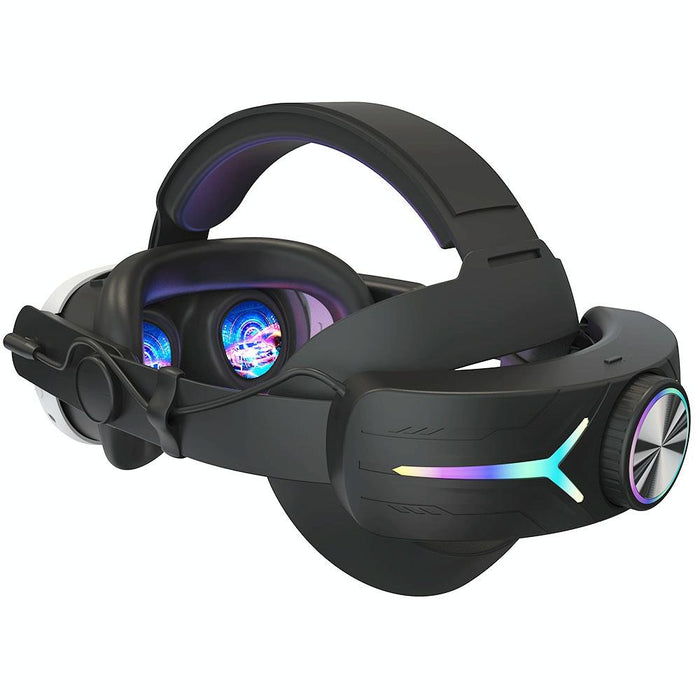 Usb Rechargeable Rgb Headset Foldable Design For Meta Quest