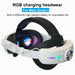 Usb Rechargeable Rgb Headset Foldable Design For Meta Quest