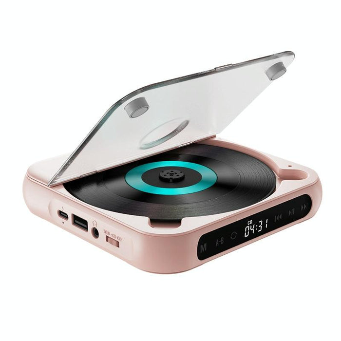 Bluetooth Cd Player Rechargeable Touchscreen Headphone Small Music Walkman