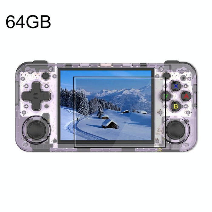 Rg35Xx H Handheld Game Console 3.5 Inch Ips Screen Linux System 64Gb & 128Gb Black