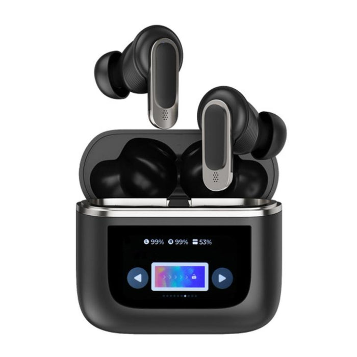 Colour Screen Touch Anc Active Noise Reduction Lcd Wireless Bluetooth Earphones