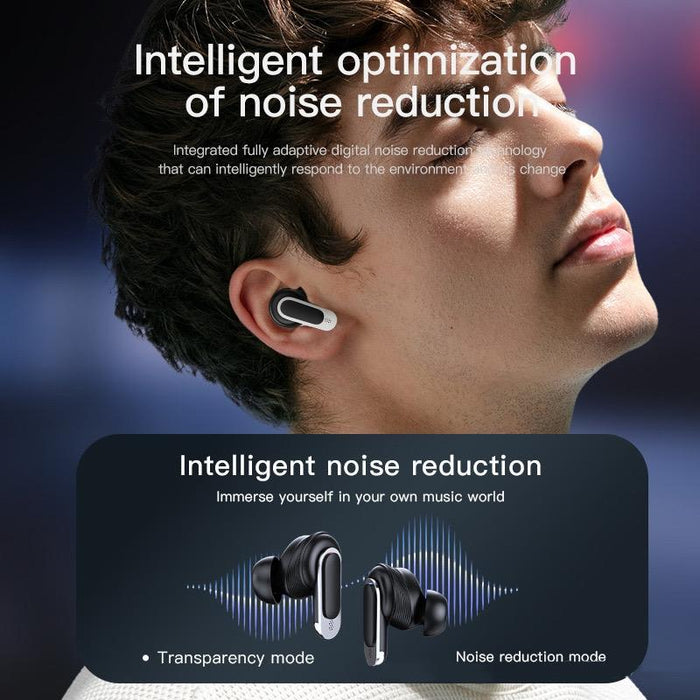 Colour Screen Touch Anc Active Noise Reduction Lcd Wireless Bluetooth Earphones