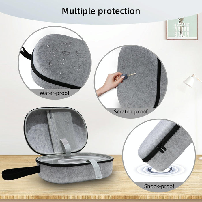 Gray Felt Vr Headset Storage Bag Anti Scrape Portable