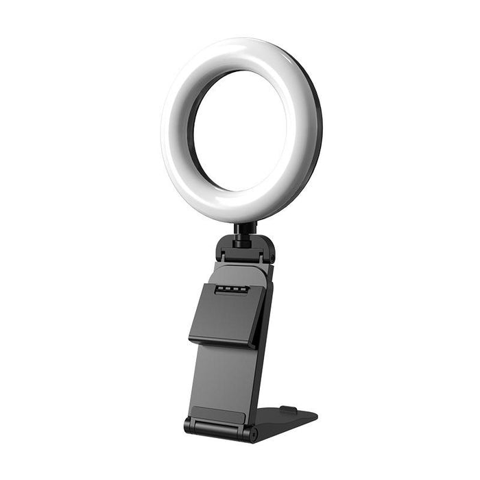 Desktop Ring Fill Light Video Conferencing Computer Fill Lamp With Multi-Function Bracket 3000-6500K