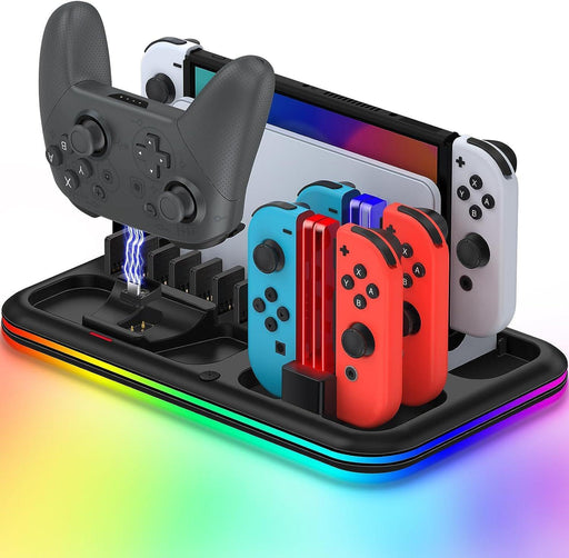 Switch Oled Charging Dock With Rgb Light