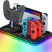 Switch Oled Charging Dock With Rgb Light