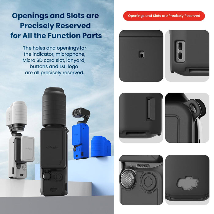 Dji Pocket 3 Amagisn Silicone Protection Case 5 In 1 Camera