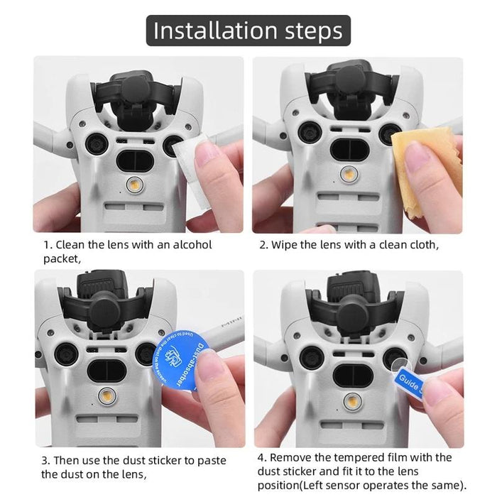 Dji Mini 4 Pro Sensor/lens Tempered Film Anti Scratch