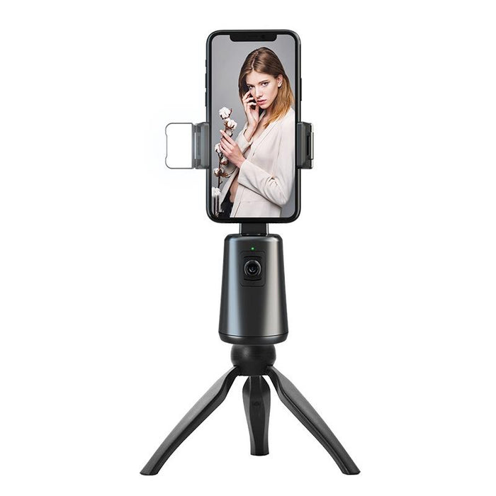 Auto Tracking Gimbal Stabilizer with Fill Light and Selfie