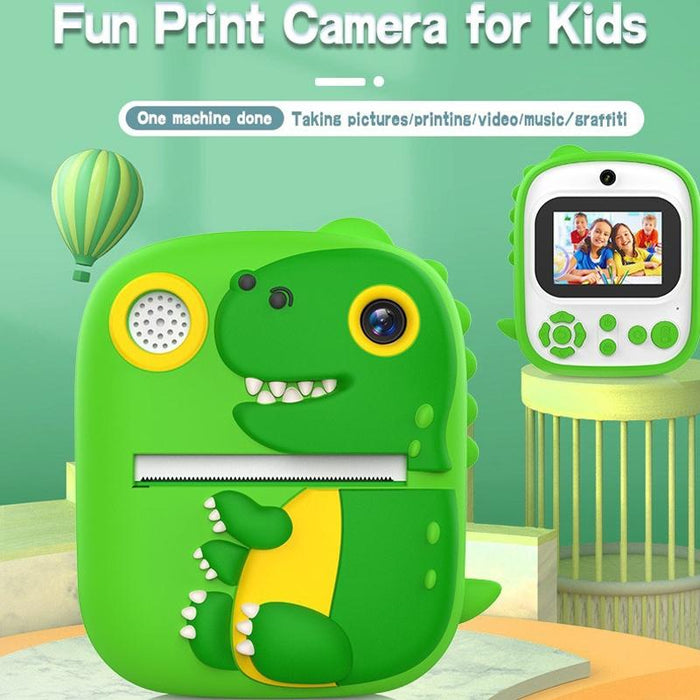 2.4 Inch 1080P Hd Instant Printing Camera Children Thermal Printer With 32G Tf Card