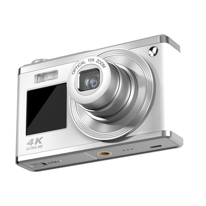 4K Hd Optical Zoom Digital Camera 60Mp Dual Screen Selfie Camera No Memory