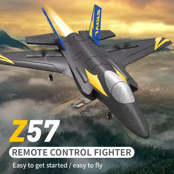 Z-57 4-Channel Remote Control Stunt Tumbling Aircraft Glider Fixed-Wing Foam Aircraft Model Single Battery