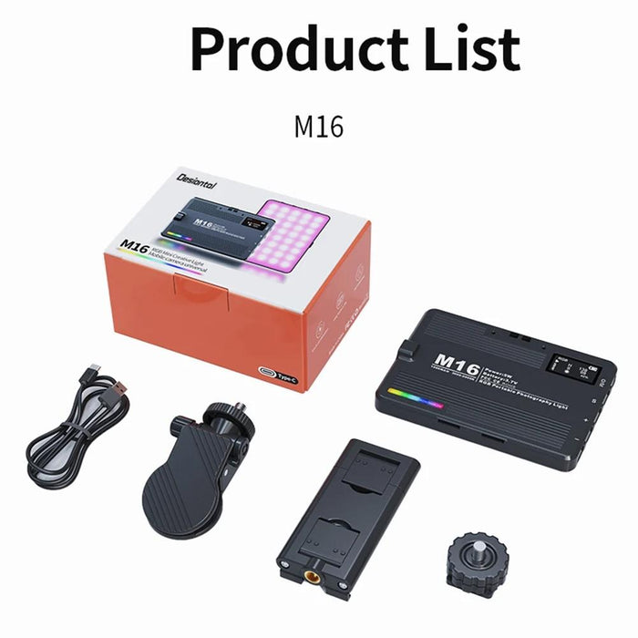 Rechargeable Pocket Light For Outdoor Photography - Desiontal M15