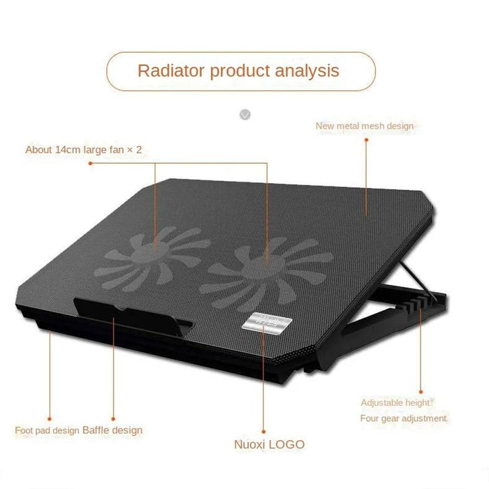 Adjustable Laptop Radiator With Silent Cooling