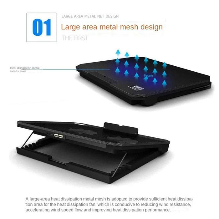 Adjustable Laptop Radiator With Silent Cooling