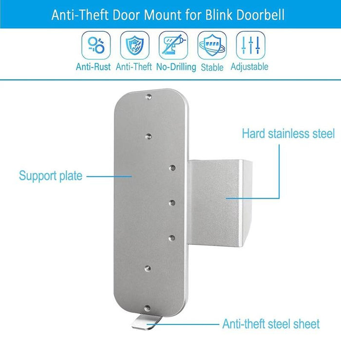 For Blink Doorbell Bracket No-Drilling Easy Installation Mount