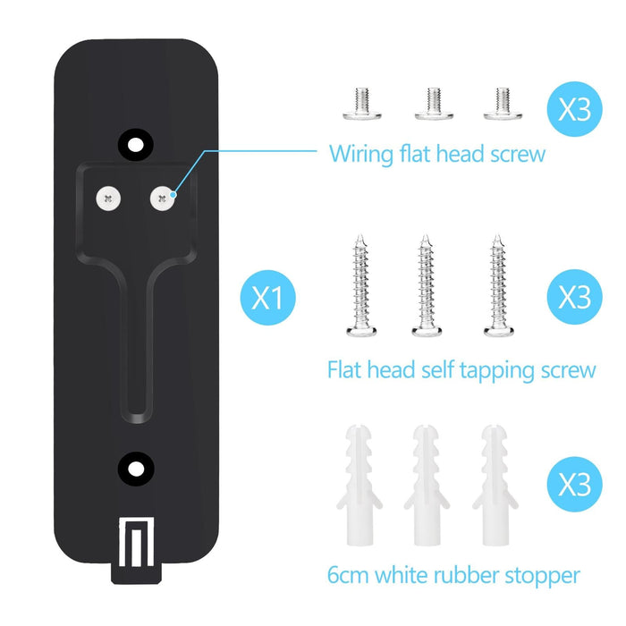 For Blink Doorbell Backplate Replacement Part Black