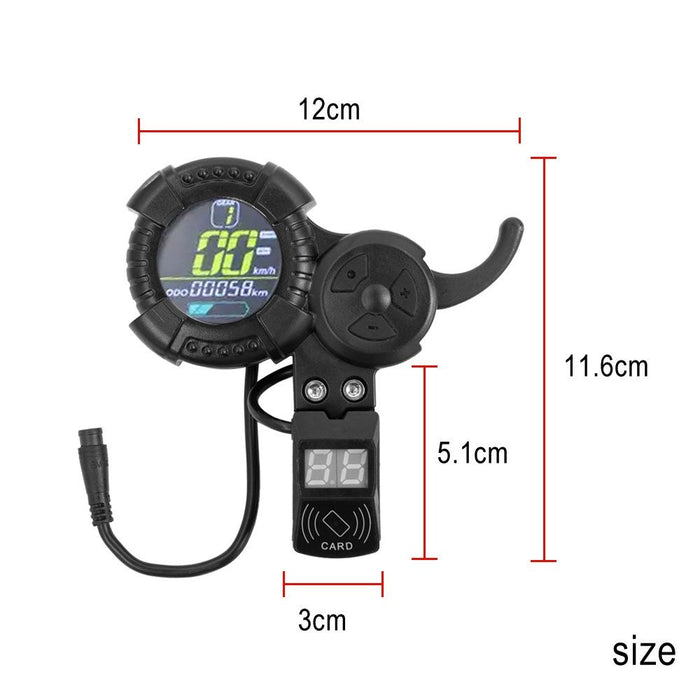Universal 6-pin Scooter Meter for Vsett Zero Models