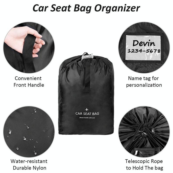 Travel Bag for Car Seat Stroller Wheelchair Storage