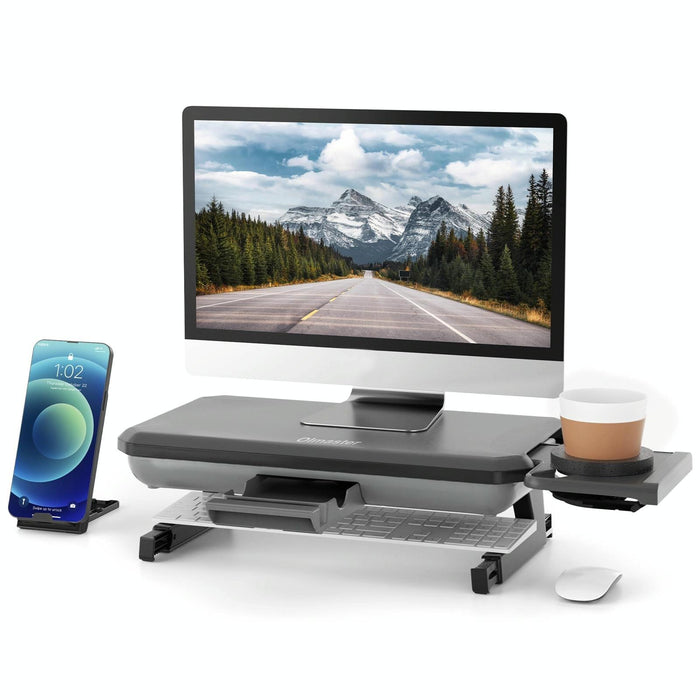 Monitor Stand Riser Adjustable Height Laptop Bracket