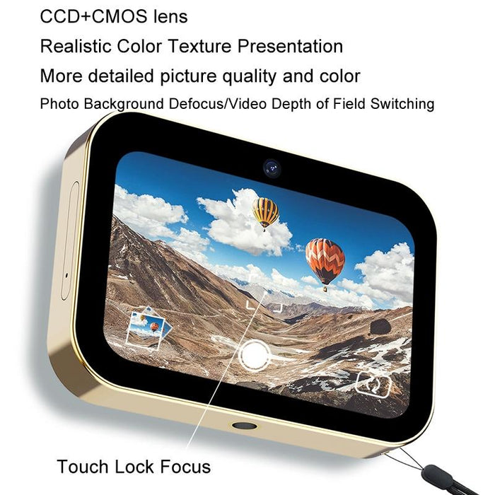 D6 Ccd Hd Digital Camera Movie Music Smart Camera Touch Screen Student Card Video Recorder Excluding Memory