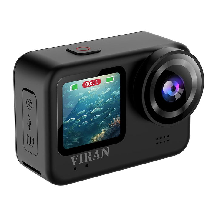 Viran V9 4k Dual Screen Diving Action Camera Anti Shake