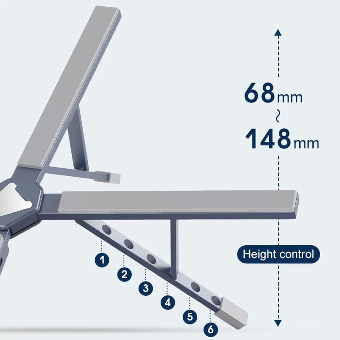 5-in-1 Laptop Docking Station Stand Increased Folding Heat