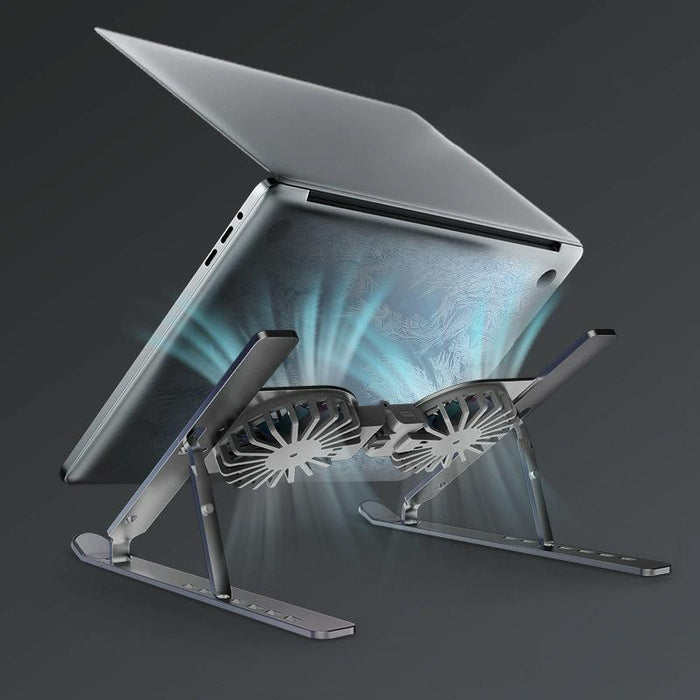 Pro Ambient Light Foldable Fan Cooling Laptop Aluminum