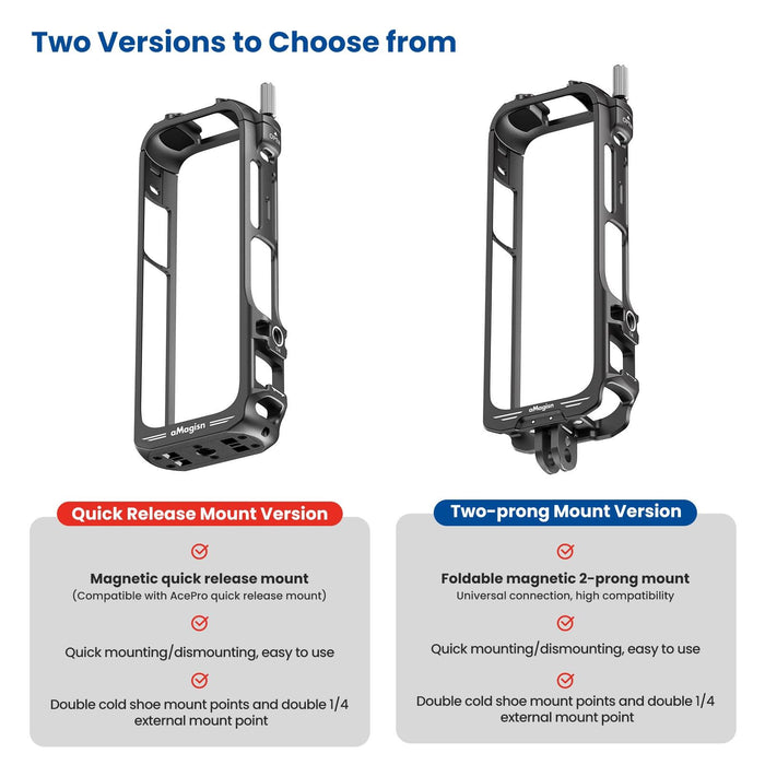 Insta360 X4 Amagisn Metal Protective Housing Frame Quick