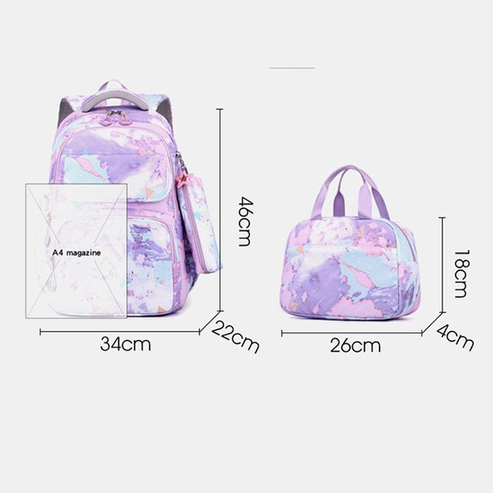 Backpack Set with Lunch Bag & Pencil Case for Kids