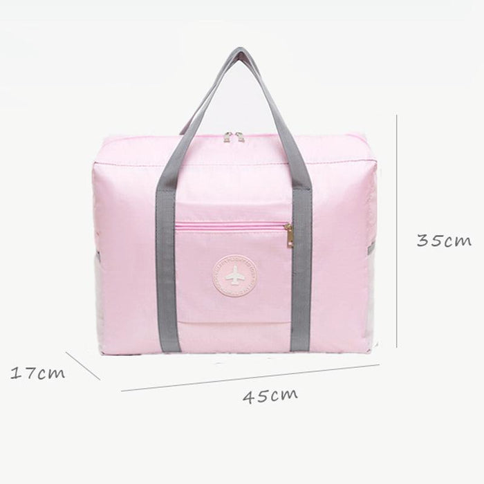 Luggage Can Put Trolley Case Folding Travel Bag