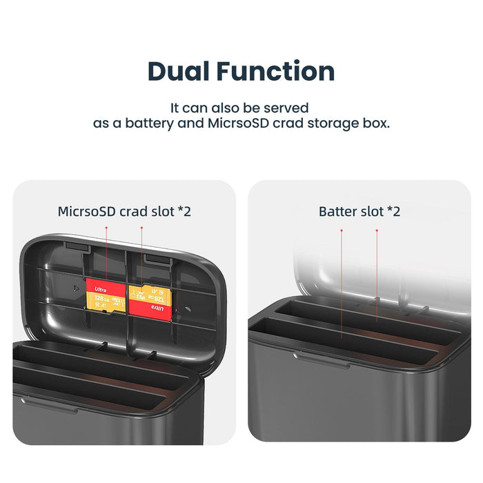 Amagisn Battery Fast Charge Charging Box For Sports Camera