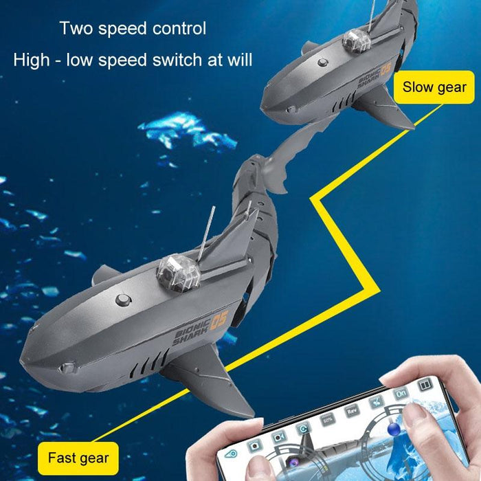 Rc Shark Water Toy With Photo And Video Camera Radio Controlled Boat Toy For Children