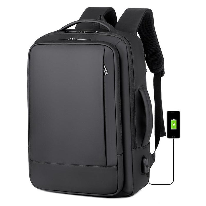 Waterproof Expandable Laptop Backpack with Usb Port
