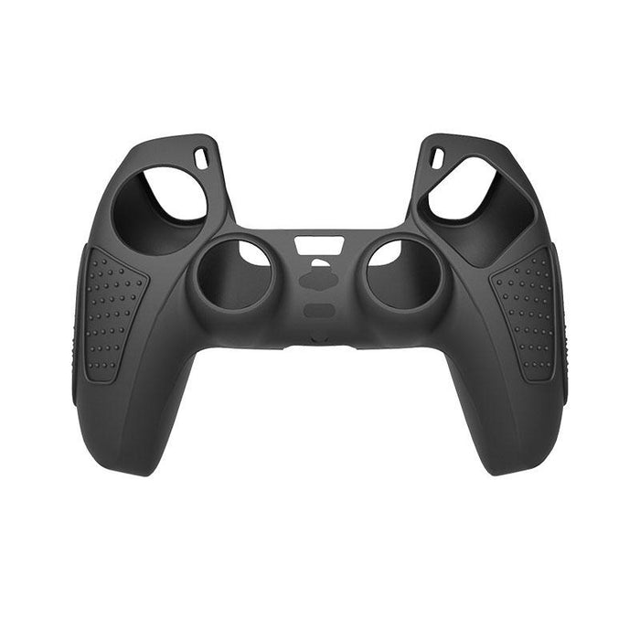 For Ps5 Gamepad Silicone Protective Case Anti-Skid Soft Silicone Cover - Black