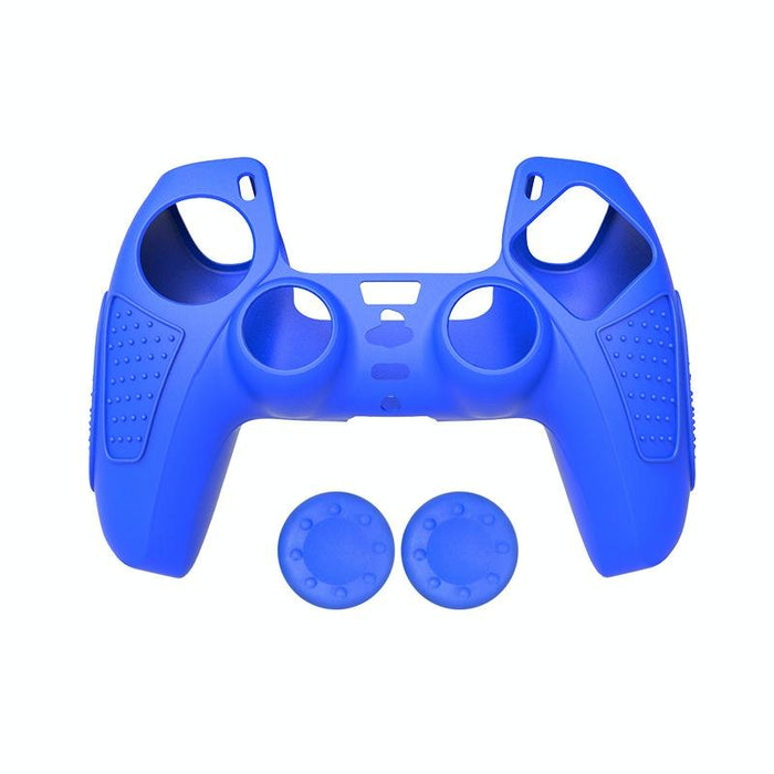 For Ps5 Gamepad Silicone Protective Case Anti-Skid Soft Silicone Cover - Black