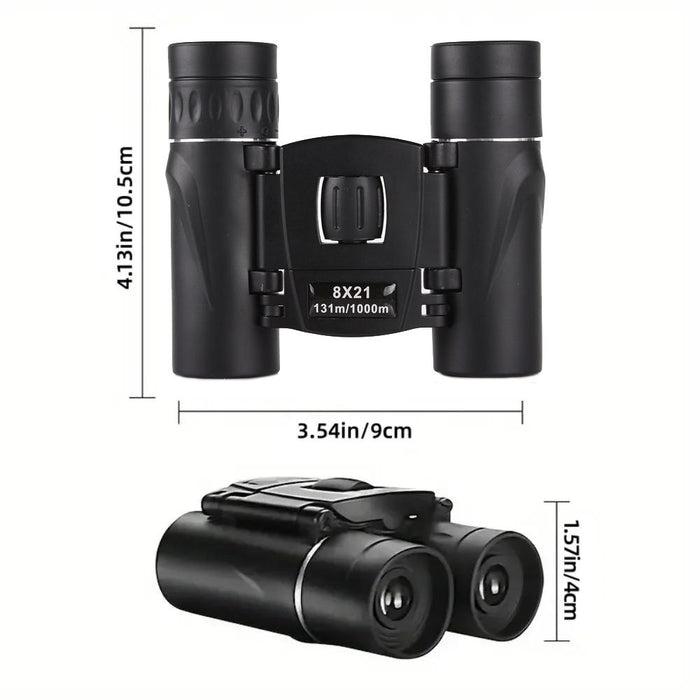 8X21 Outdoor Low-Light Night Vision High-Power Hd Mini Binoculars