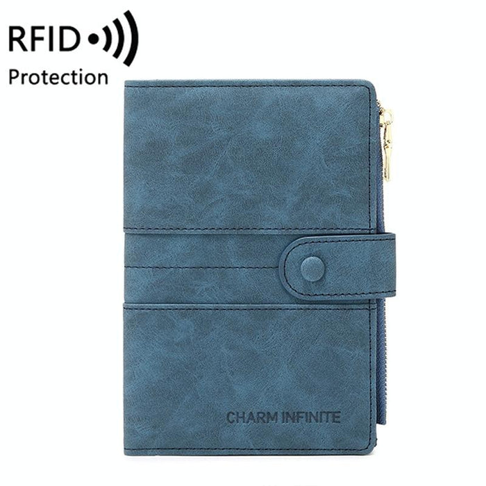 Rfid-protected Multi-card Travel Document Pouch