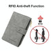 Rfid-protected Multi-card Travel Document Pouch