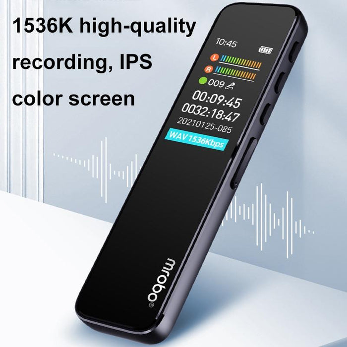 Mrobo Rv18 0.96-Inch Colour Screen Smart Noise Reduction Recording Pen Capacity 16 Gb