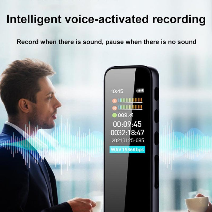 Mrobo Rv18 0.96-Inch Colour Screen Smart Noise Reduction Recording Pen Capacity 16 Gb