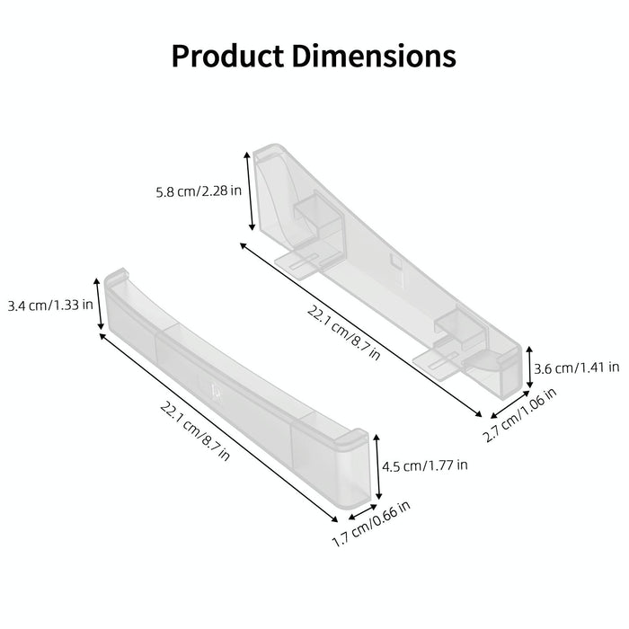 For Ps5 Slim Jys-P5189 Console Horizontal Placement Stand Digital / Optical Drive Version Universal Storage Mount